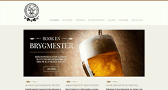 Desktop Screenshot of danskbrygmester.dk